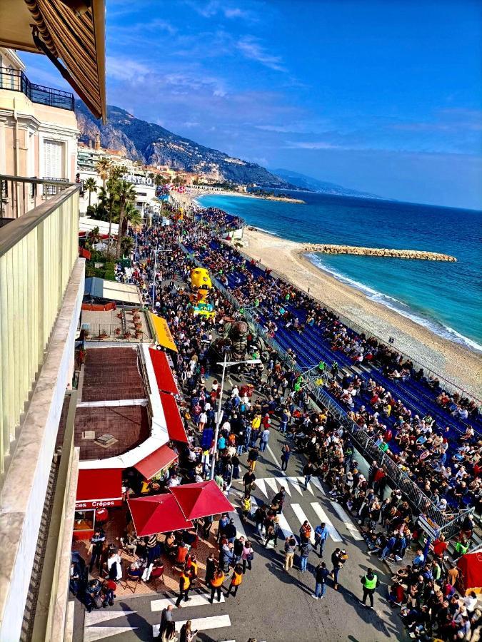 Seaviews By Jenni Menton, La Suite, Superbe Front De Mer, Top Emplacement Avec Terrasse Et Parking! Zewnętrze zdjęcie