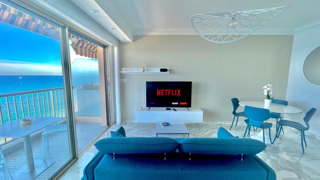 Seaviews By Jenni Menton, La Suite, Superbe Front De Mer, Top Emplacement Avec Terrasse Et Parking! Zewnętrze zdjęcie